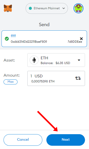 مراحل برداشت ارز از metamask 